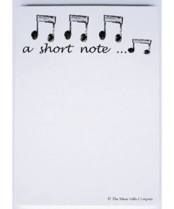 Hovedbilde A Short Note Notepad