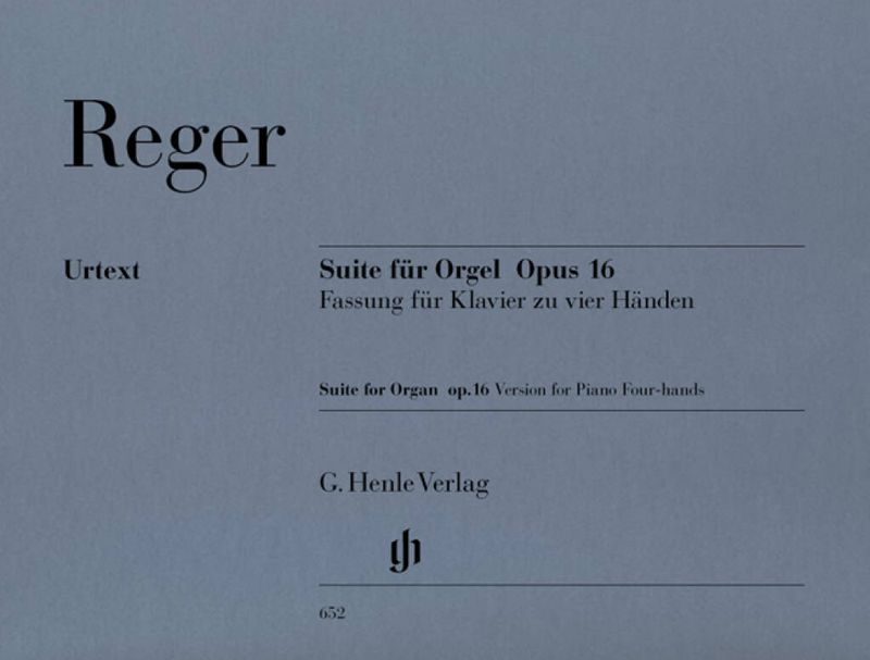 Max Reger - Suite e-moll Opus 16 ( Orgel )