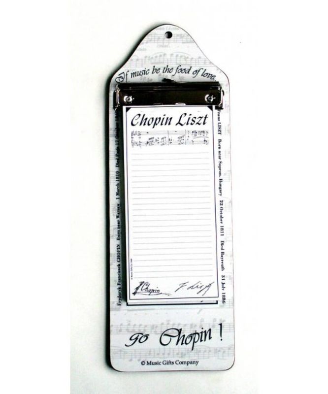 Chopin Liszt Note Board