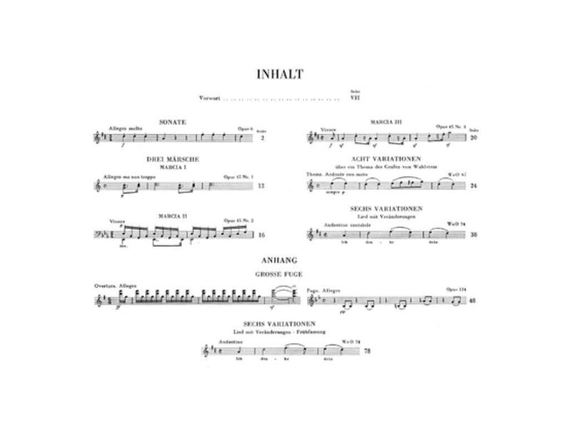 Ludwig van Beethoven - Works for Piano four-hands