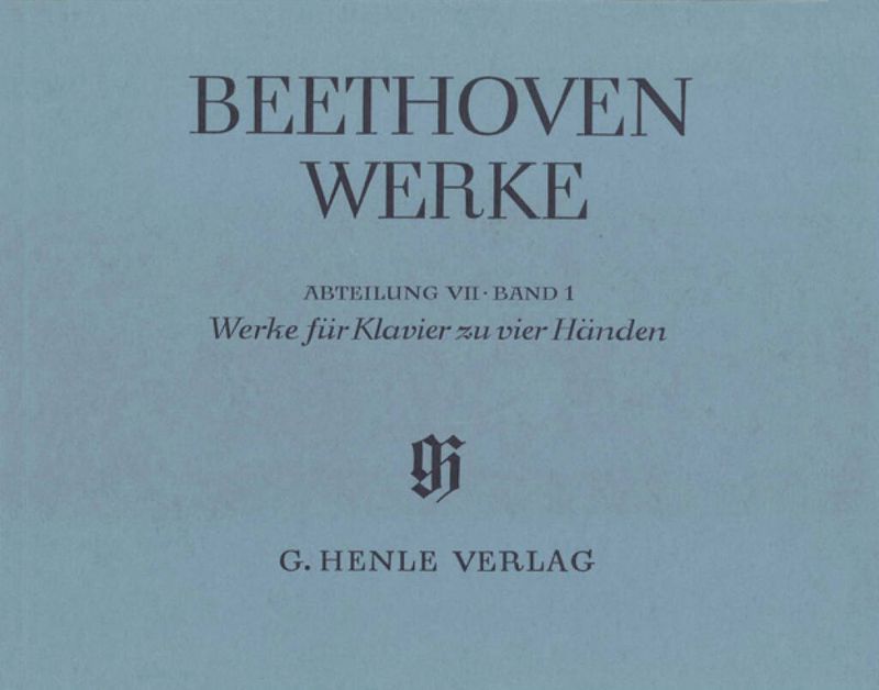 Ludwig van Beethoven - Works for Piano four-hands