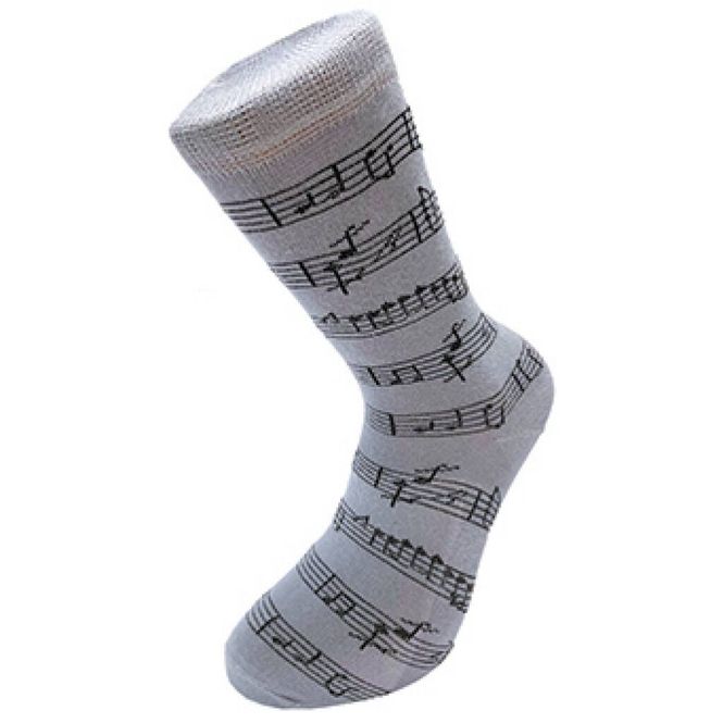 Hovedbilde Socks Grey Manuscript