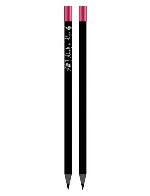 Hovedbilde Pencil All I Need is Music black/red