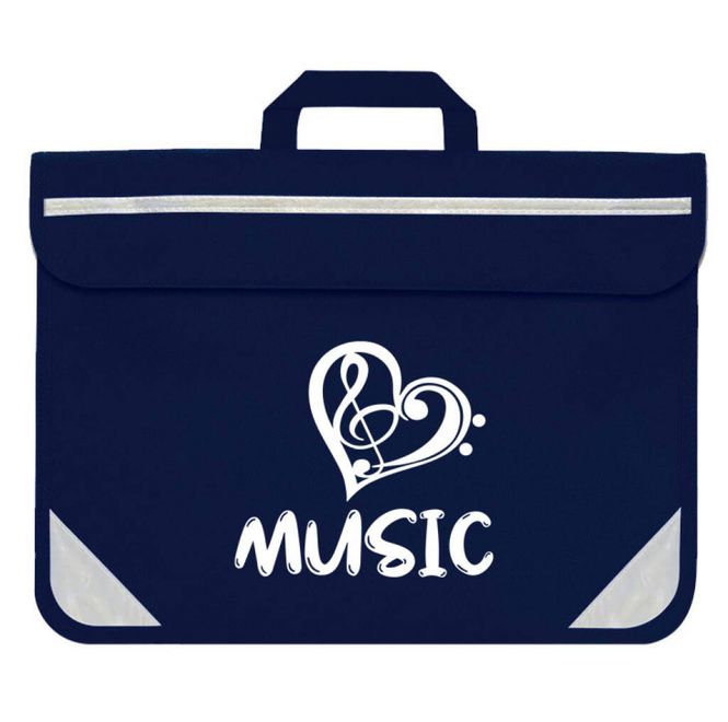 Hovedbilde Duo Music Bag - Heart (Navy)