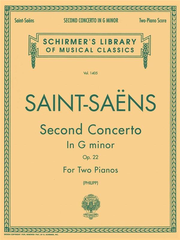 Camille Saint-Saëns - Concerto No. 2 in G Minor, Op. 22