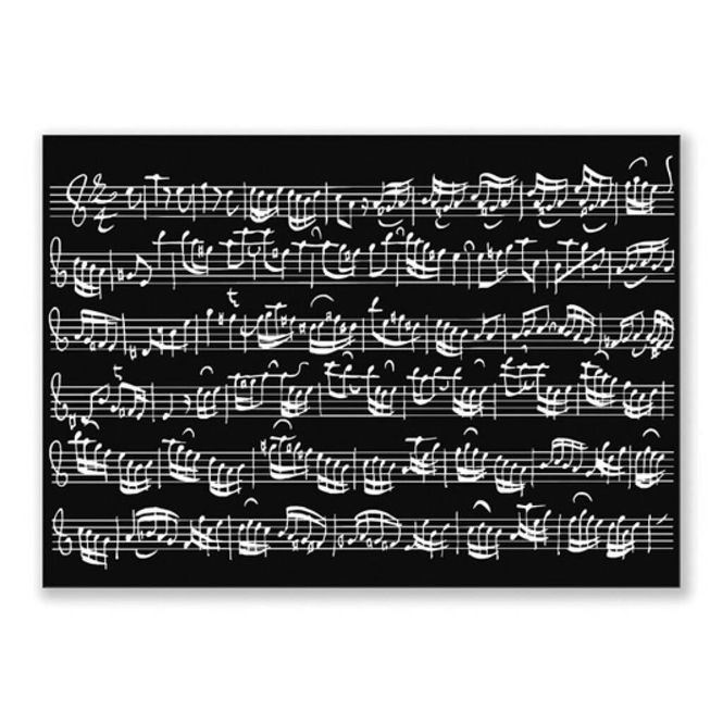 Hovedbilde Postcard Sheet music black (10 pcs)