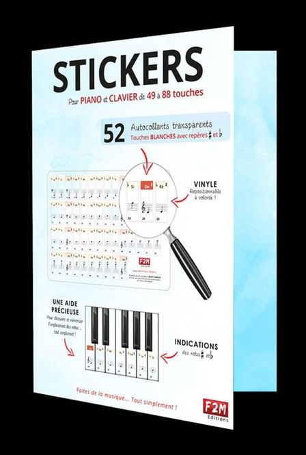Hovedbilde Stickers Pour Piano et Clavier