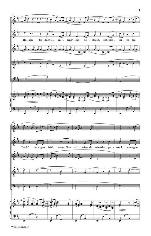 Johannes Brahms - Wiegenlied
