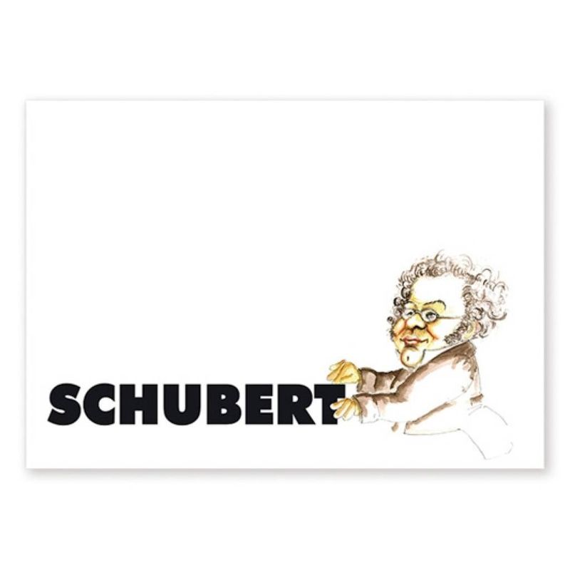 Postcard Schubert Caricature (10 pcs)