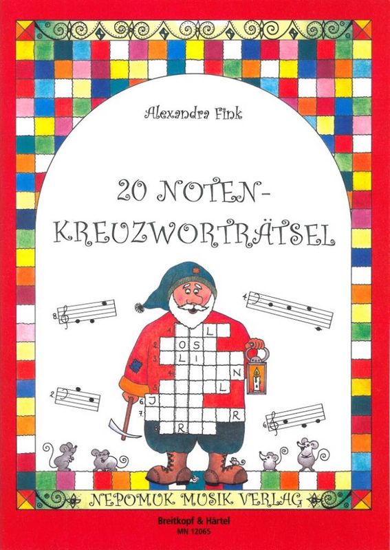 20 Noten-Kreuzworträtsel