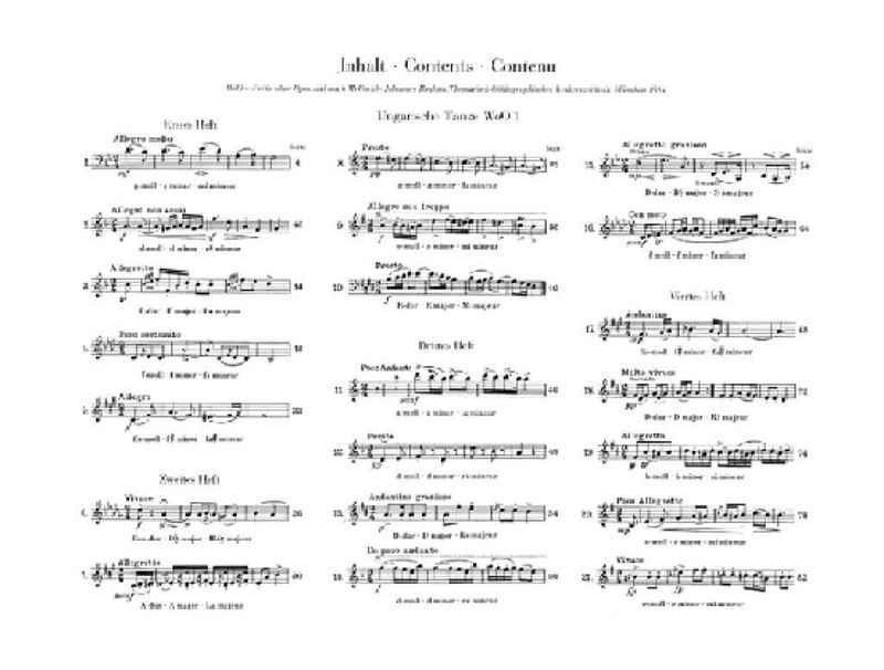 Johannes Brahms - Hungarian Dances for Piano Four-hands