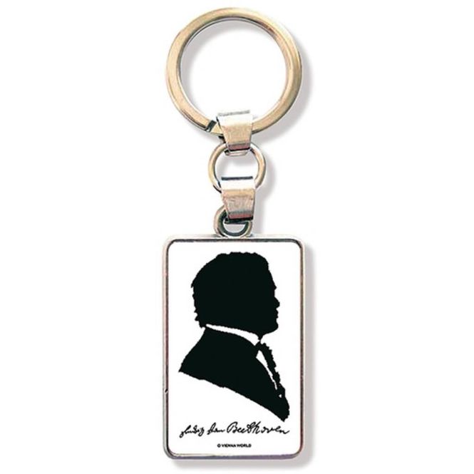 Hovedbilde Keyring Beethoven Silhouette