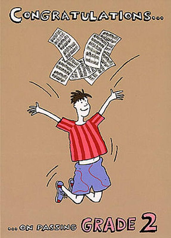 Music Gallery: Congratulations Card-Grade 2 (Boy)