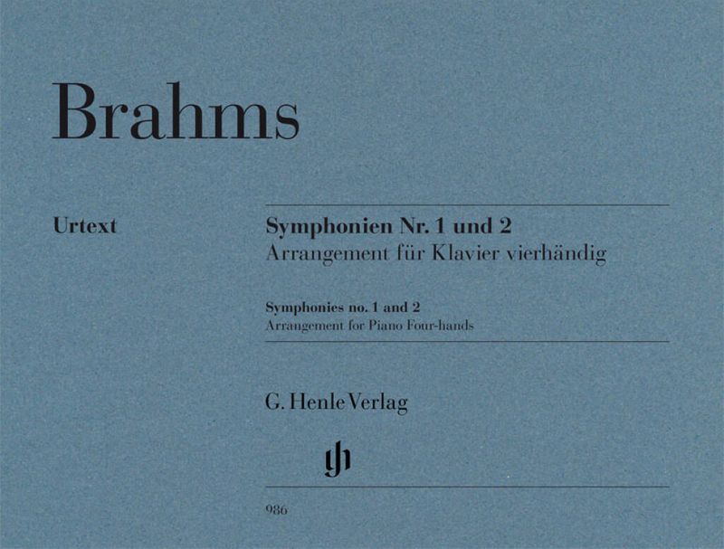 Johannes Brahms - Symphonies Nos. 1 and 2 - Piano Four-hands