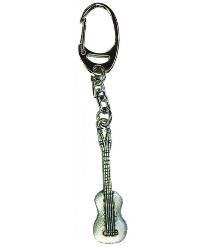 Pewter Keyring Ukulele