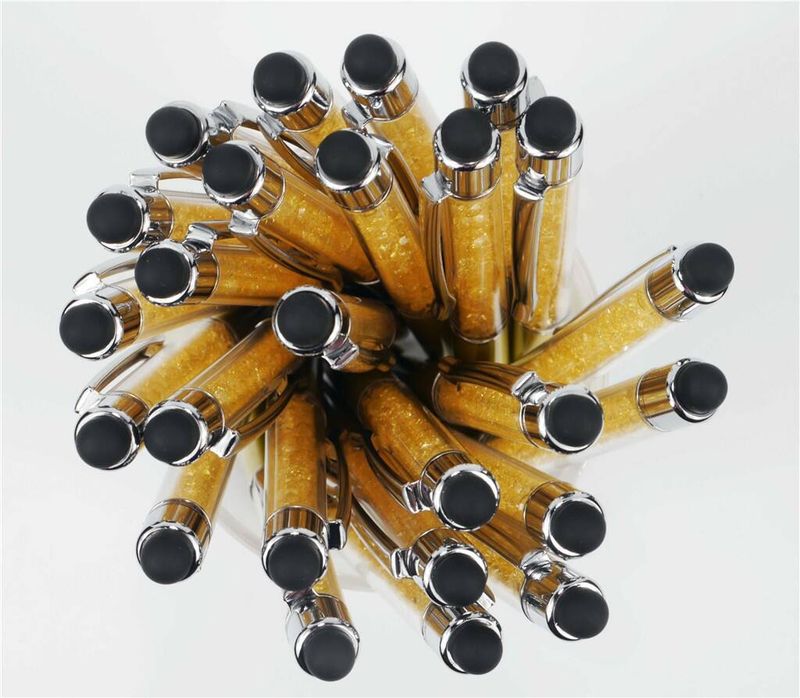 Stylus pen g-clef gold/crystal