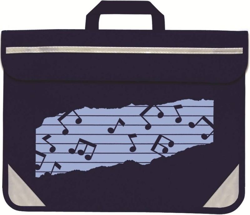 Mapac Navy Duo Carrier - Light Blue Music Motif