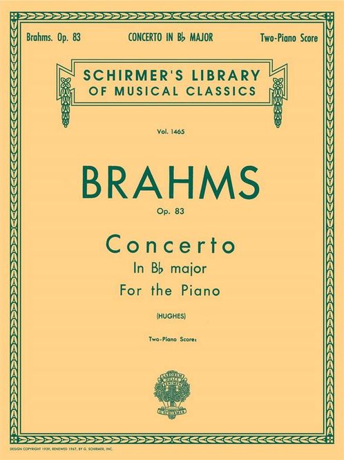 Hovedbilde Johannes Brahms - Concerto No. 2 in Bb, Op. 83