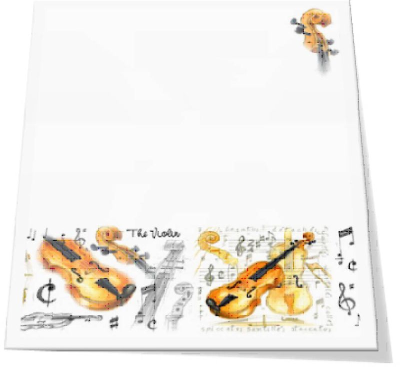 Little Snoring Gifts: Slant Pad - Violin