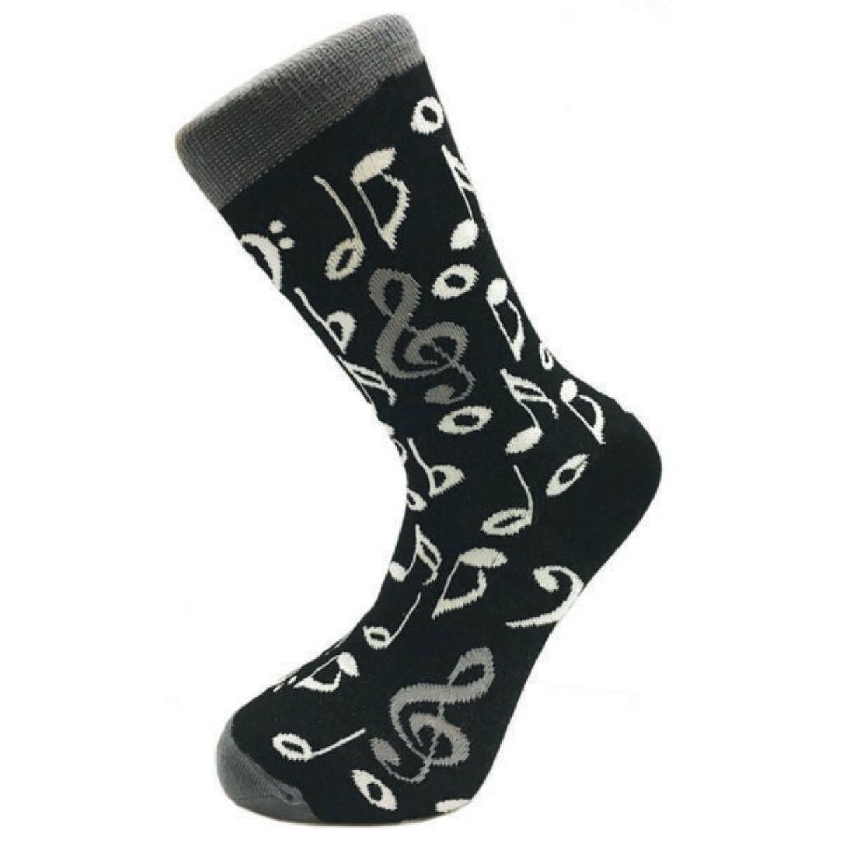 Socks Grey & White Music Notation