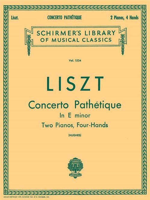 Hovedbilde Franz Liszt - Concerto Path?tique in E Minor ...