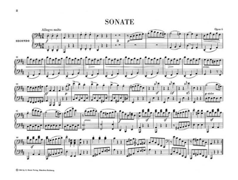 Ludwig van Beethoven - Works for Piano four-hands