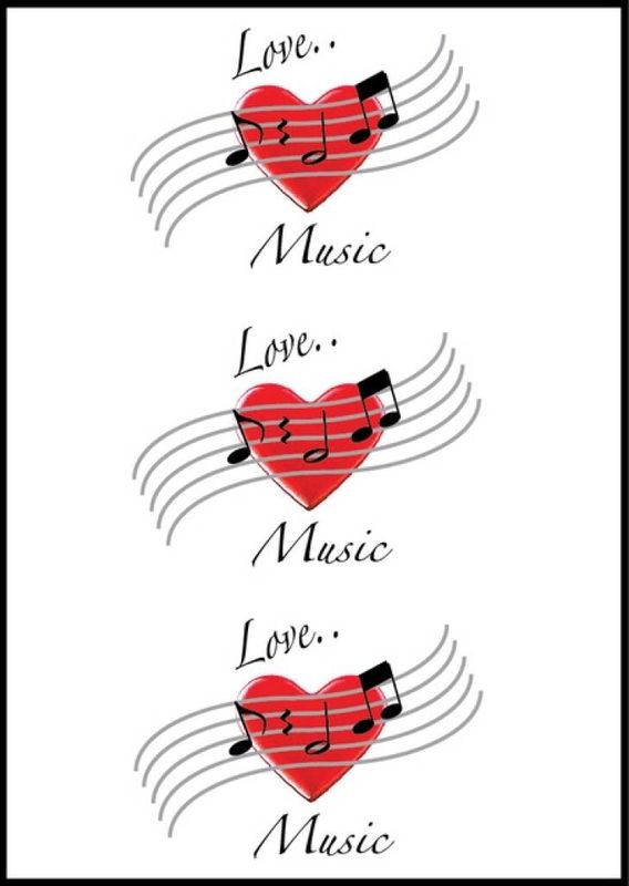 Love Music Greeting Card