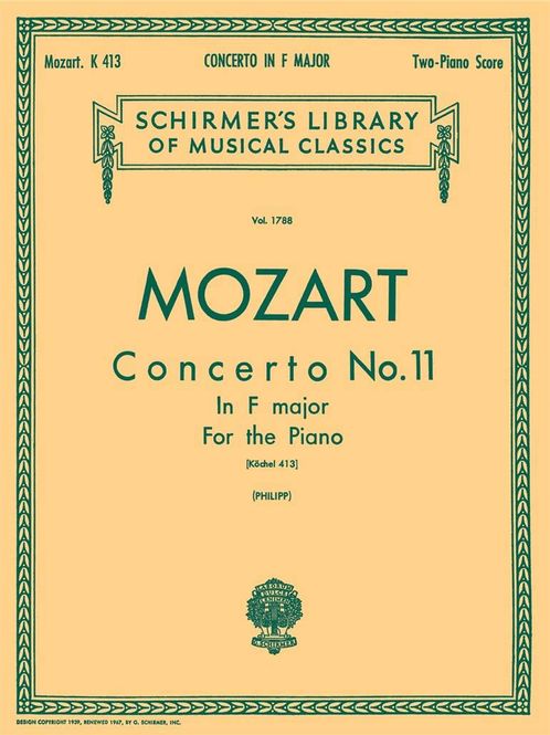 Hovedbilde Wolfgang Amadeus Mozart - Concerto No. 11 in F, K.413