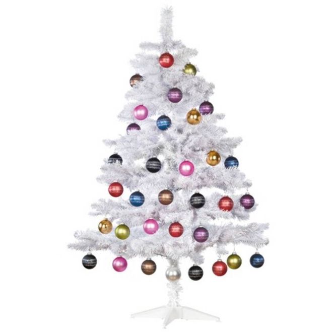 Hovedbilde Postcard Christmas tree white (10 pcs)