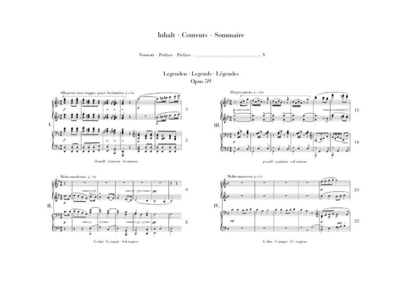 Antonín Dvořák - Legends Op. 59