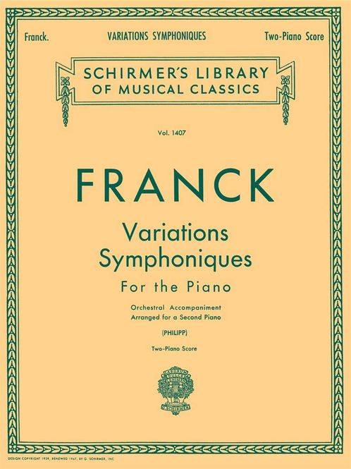 Hovedbilde César Franck - Variations Symphoniques
