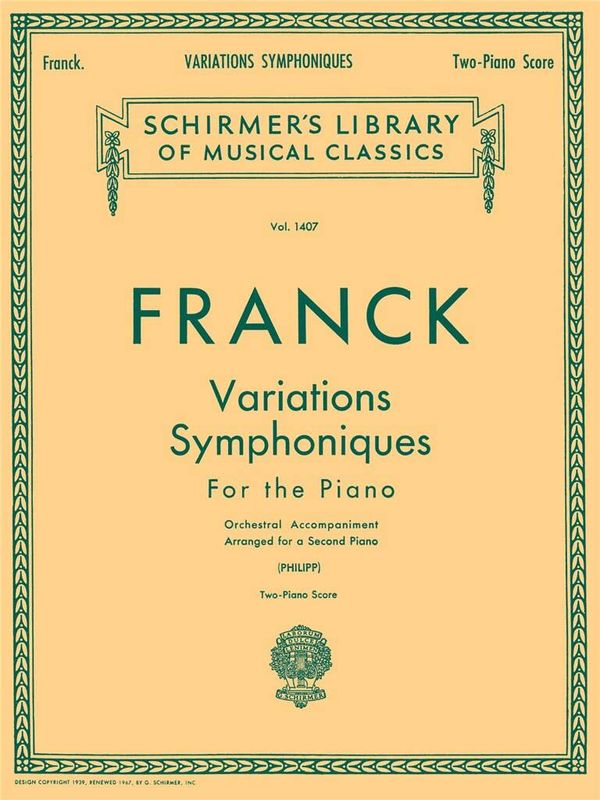 César Franck - Variations Symphoniques