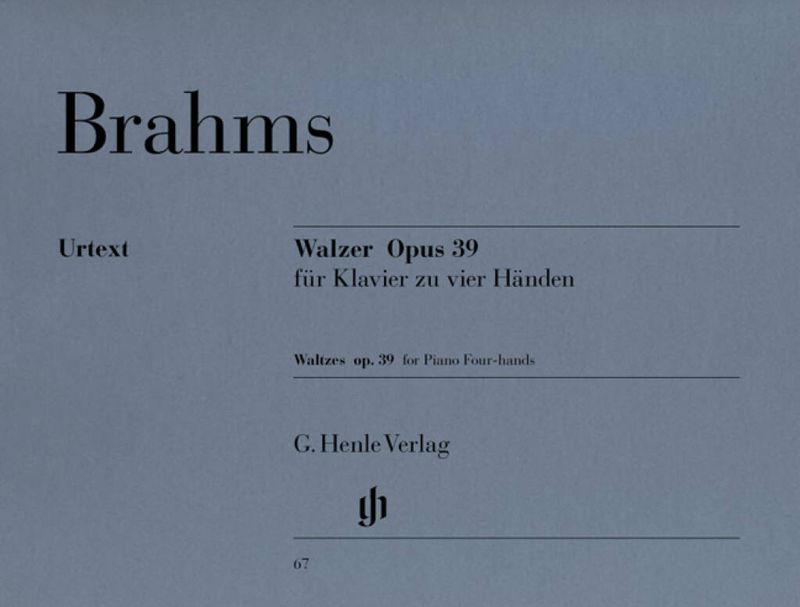 Johannes Brahms - Waltzes Op.39 - Piano Duet