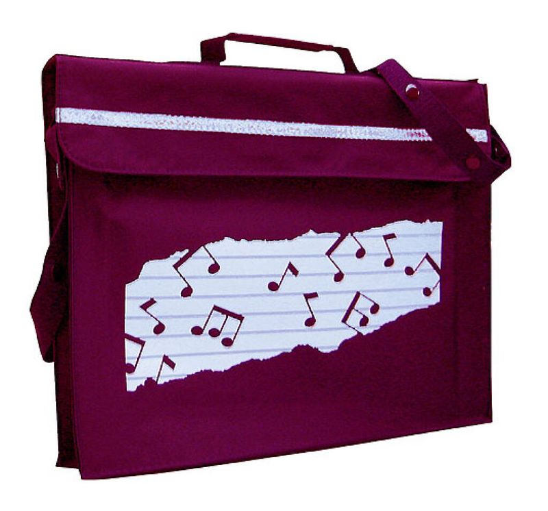 Mapac: Music Bag Primo Notes (Maroon)