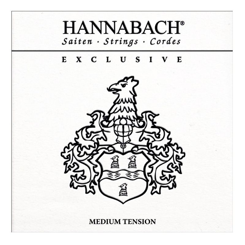 Hannabach Strings for classic guitar Exclusive Serie Medium Tension E6w