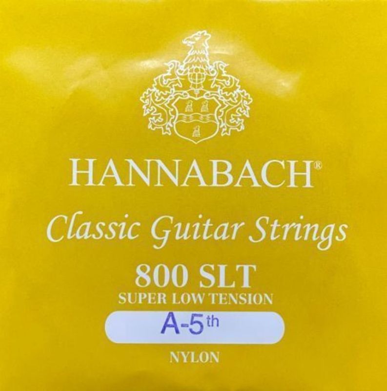 Hannabach Strings for classic guitar Serie 800 Super Low Tension Silver plated A5w
