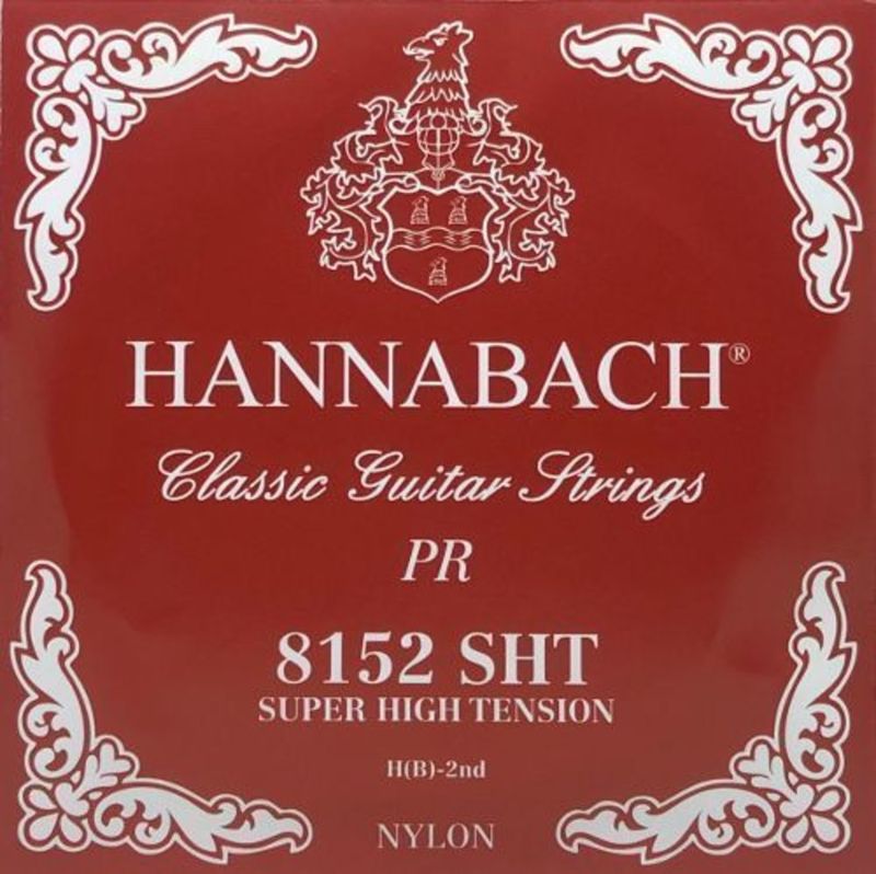 Hannabach Strings for classic guitar Serie 815 Super High Tension Silver special H/B2