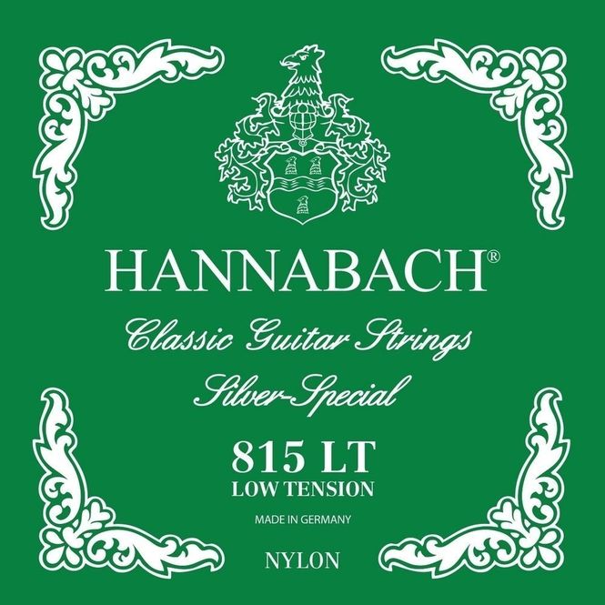 Hovedbilde Hannabach Strings for classic guitar Serie 815 Low tension Silver special Set of 3 treble