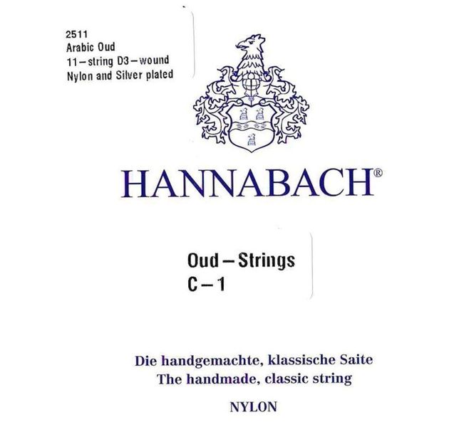 Hovedbilde Hannabach Oud strings Arabic Aoud Nylon C-String