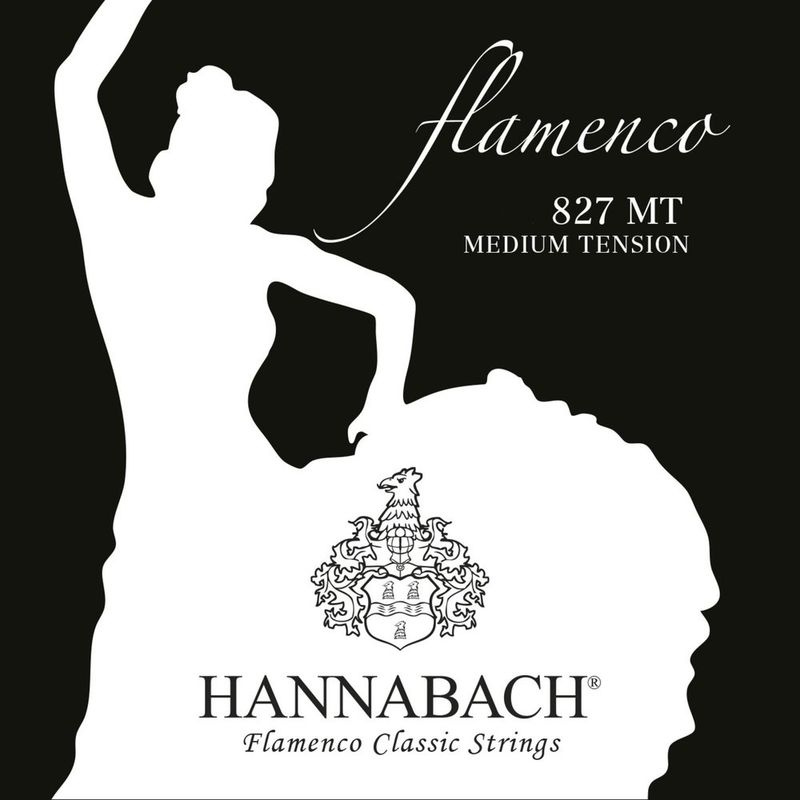 Hannabach Strings for classic guitar Serie 827 Medium Tension Flamenco E1