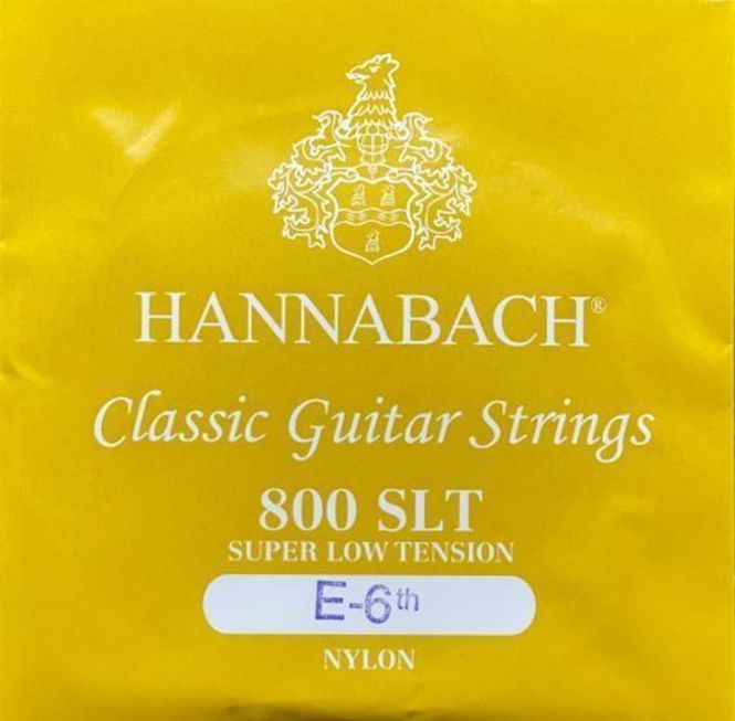 Hovedbilde Hannabach Strings for classic guitar Serie 800 Super Low Tension Silver plated E6w