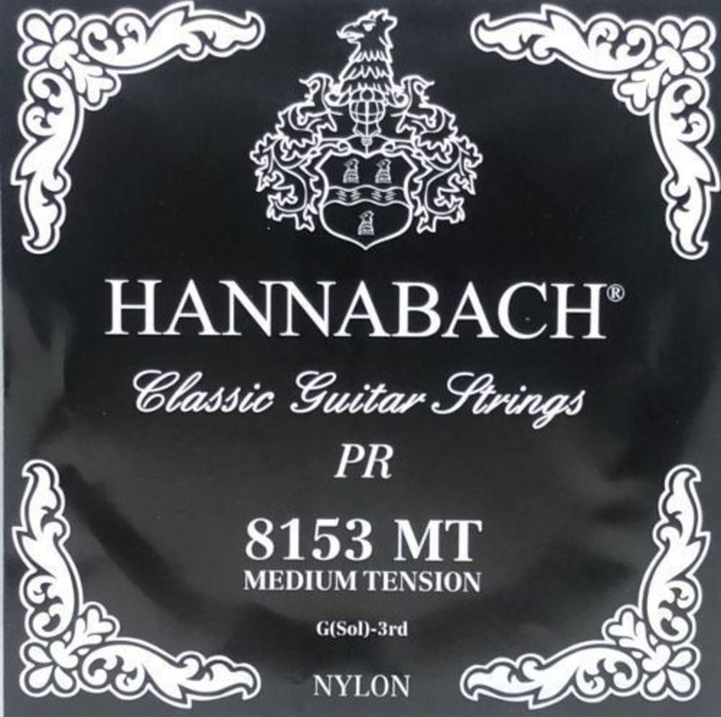 Hannabach Strings for classic guitar Serie 815 Medium tension Silver special G3