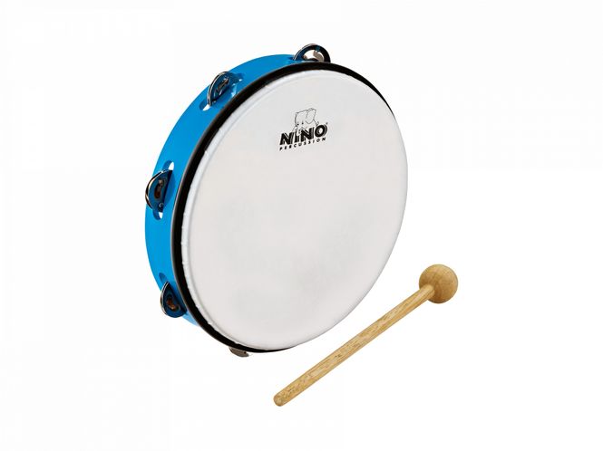 Hovedbilde Nino NINO24SB Tamburin m. skinn ABS 10'', Sky ...