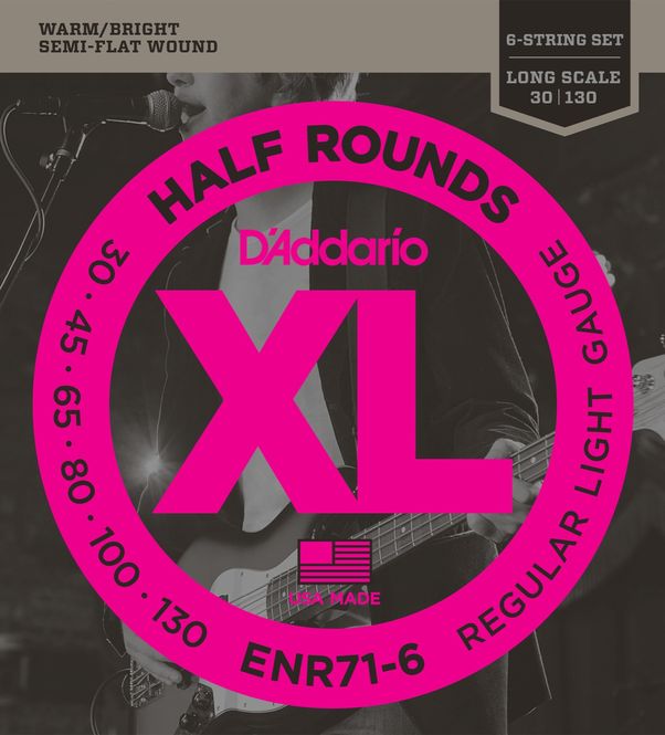 Hovedbilde D'Addario ENR71-6 Strängset Elbas Nickel Half ...