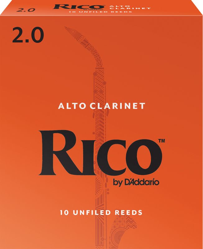 D'Addario RDA1020 Rörblad Rico Alt-klarinett 10-p. 2