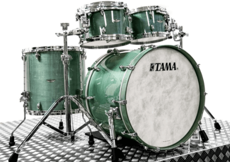 Tama TW42RZS-SBU Star Walnut 4-set shellkit (10,12,16,22), Smoky Blue Mist