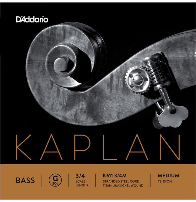 Hovedbilde Daddario Orchestral K611 3/4M Kaplan Bas G 3/4 ...