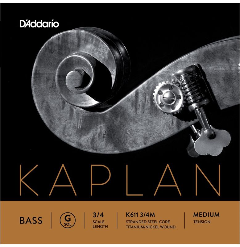 Daddario Orchestral K611 3/4M Kaplan Bas G 3/4 /Medium Tension