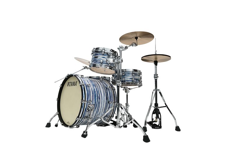 Tama MR32CZS-BWO SC Maple 3-shellkit (12,16,22), Blue & White Oyster