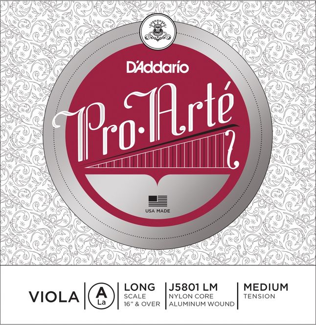 Hovedbilde Daddario Orchestral J5801 LM Pro Arte Viola A ...
